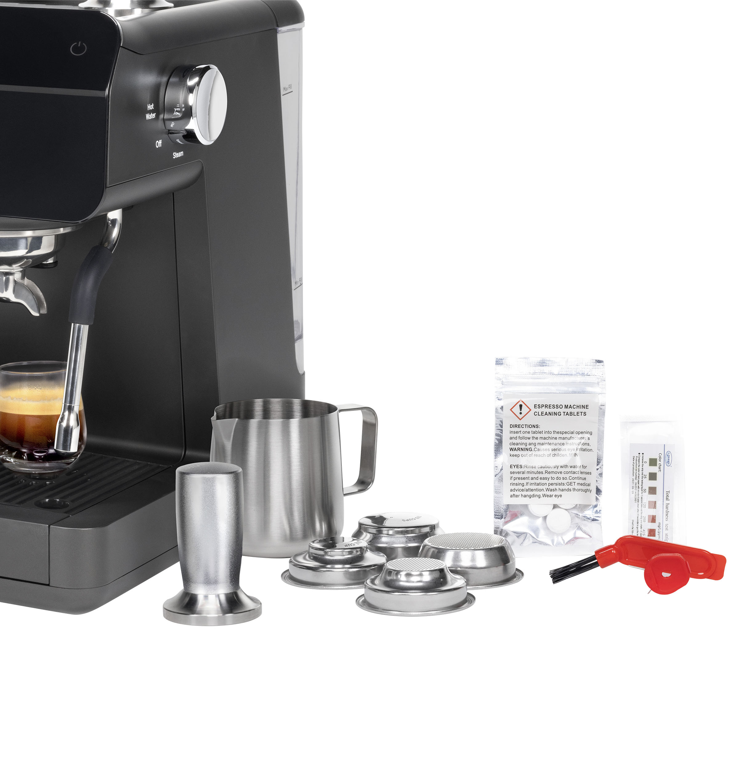 GE Profile Semi-Automatic Espresso Machine with 15 of pressure, Milk Frother, and Built-In Wi-Fi Black P7CESAS6RBB - Best Buy