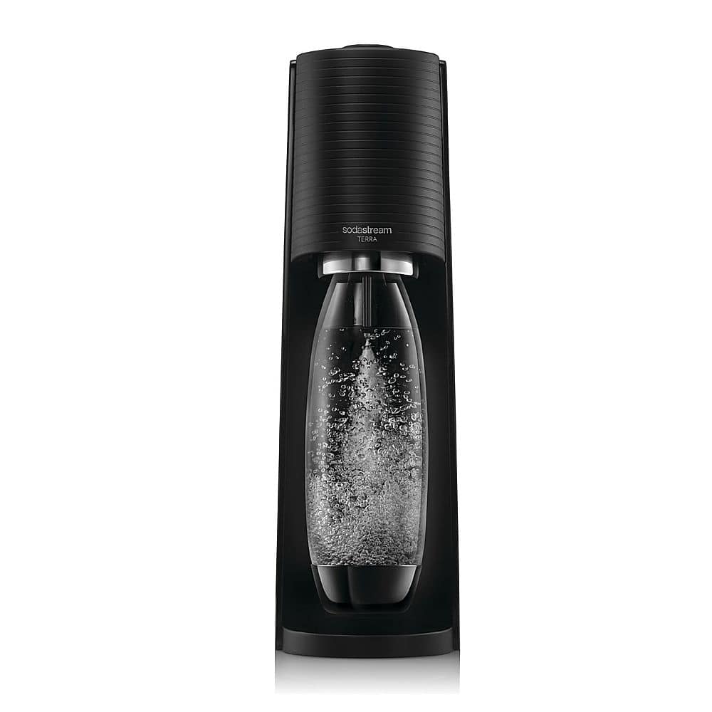 SodaStream E-TERRA Sparkling Water Maker (White) with CO2, Carbonating  Bottle, and Pepsi® Zero Sugar Mix