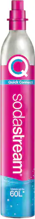 Front. SodaStream - CQC Exchange Carbonator - Pink.