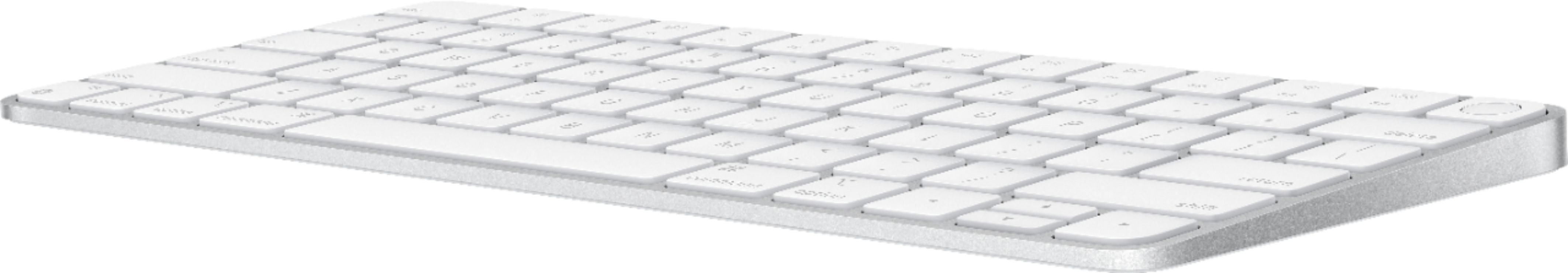 Alt View 11. Apple - Magic Keyboard with Touch ID for Mac models with Apple silicon - Silver/White.