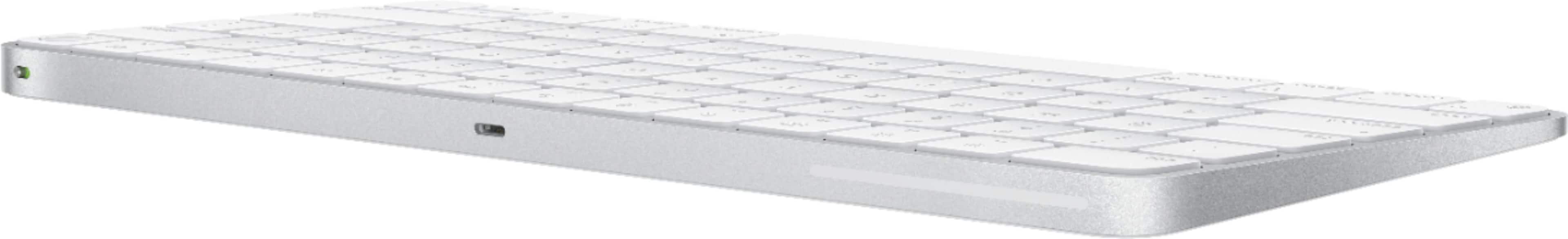 Alt View 12. Apple - Magic Keyboard with Touch ID for Mac models with Apple silicon - Silver/White.