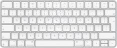 Front. Apple - Magic Keyboard - Silver/White.