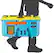 Alt View 11. Hot Wheels - Track Builder Unlimited Rapid Launch Builder Box - Blue/Orange.