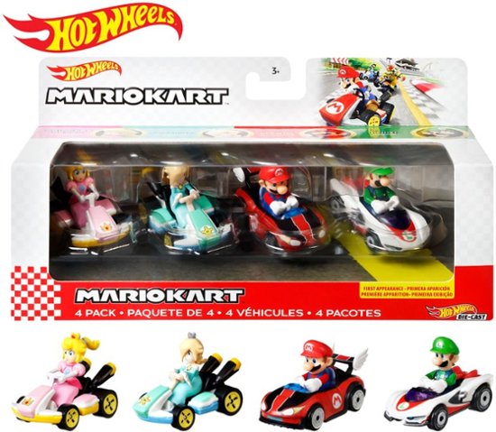 Hot Wheels Mario Kart 4-Pack - Baby Mario - Nintendo Official Site