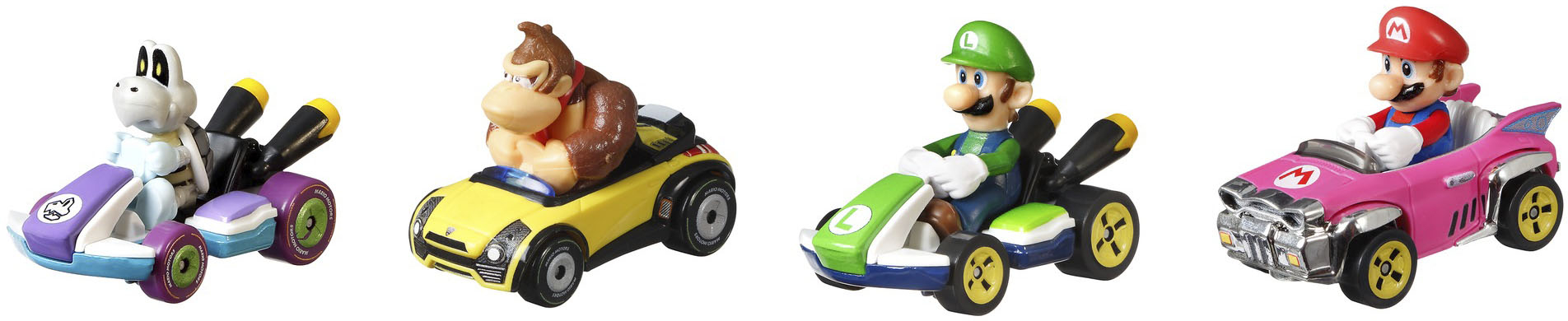 Hot Wheels® Mario Kart™ Vehicle 4-Pack, Set of 4 Fan-Favorite Characters  With Exclusive Model, 4 pk - Kroger