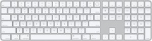 Magic Keyboard with Touch ID and Numeric Keypad for Mac models with Apple silicon - Silver - Front_Zoom
