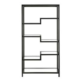 Hudson&Canal - Johann 68" Tall Bookcase - Blackened Bronze