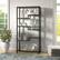 Alt View 12. Camden&Wells - Johann 68" Tall Bookcase - Blackened Bronze.