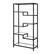 Alt View 16. Camden&Wells - Johann 68" Tall Bookcase - Blackened Bronze.