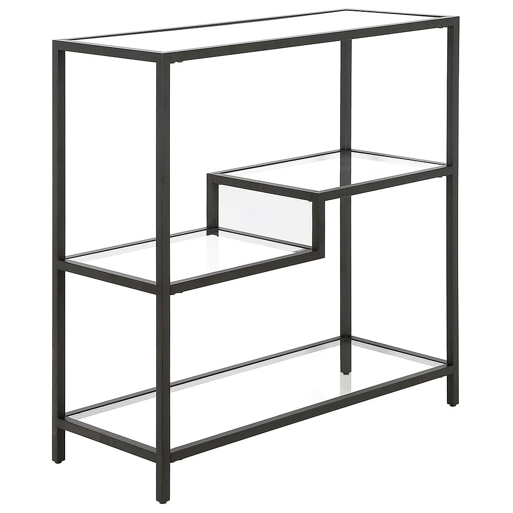 Angle View: Camden&Wells - Johann 36" Tall Bookcase - Blackened Bronze