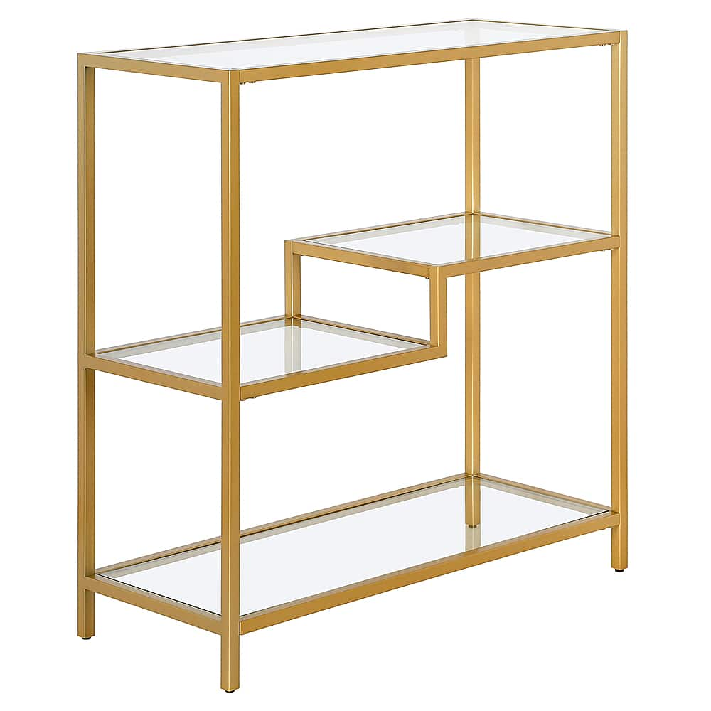 Angle View: Camden&Wells - Johann 36" Tall Bookcase - Gold