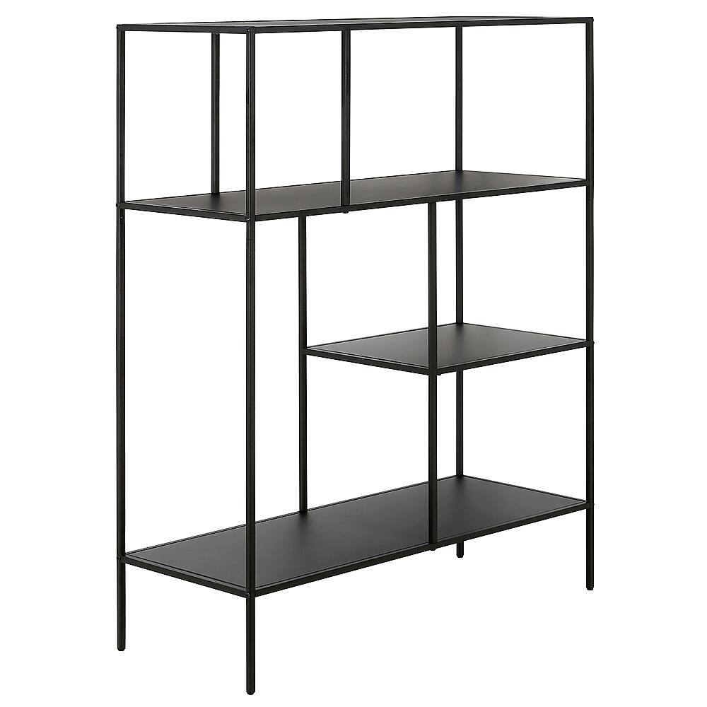 Angle View: Camden&Wells - Winthrop 48" Tall Bookcase - Blackened Bronze