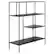 Angle. Camden&Wells - Winthrop 48" Tall Bookcase - Blackened Bronze.