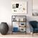 Alt View 12. Camden&Wells - Winthrop 48" Tall Bookcase - Blackened Bronze.