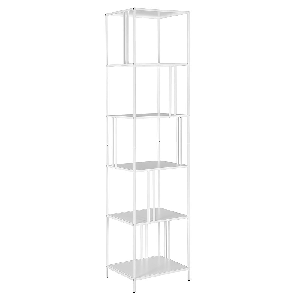 Angle View: Camden&Wells - Ernest 18" Wide Bookcase - White