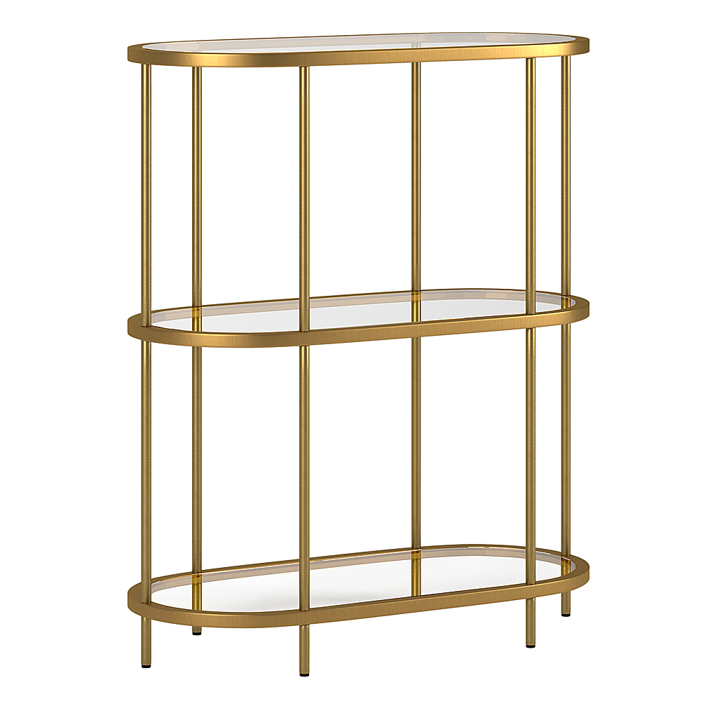 Angle View: Camden&Wells - Leif Bookcase - Brass