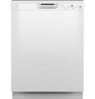 GE - Front Control Built-In Dishwasher, 52 dBA - White - Front_Zoom