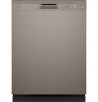 GE - Front Control Built-In Dishwasher, 52 dBA - Slate - Front_Zoom