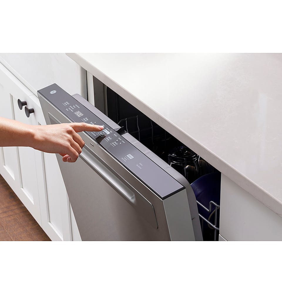 GE - GDT630PGMBB - GE® ENERGY STAR® Top Control with Plastic Interior  Dishwasher with Sanitize Cycle & Dry Boost-GDT630PGMBB