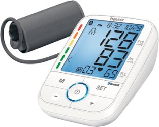 Beurer - Bluetooth Upper Arm Blood Pressure Monitor - White - Front_Zoom