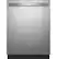 Front. GE - 25" Top Control Built In Plastic Tub Dishwasher with Dry Boost and 55 dBA - Stainless Steel.