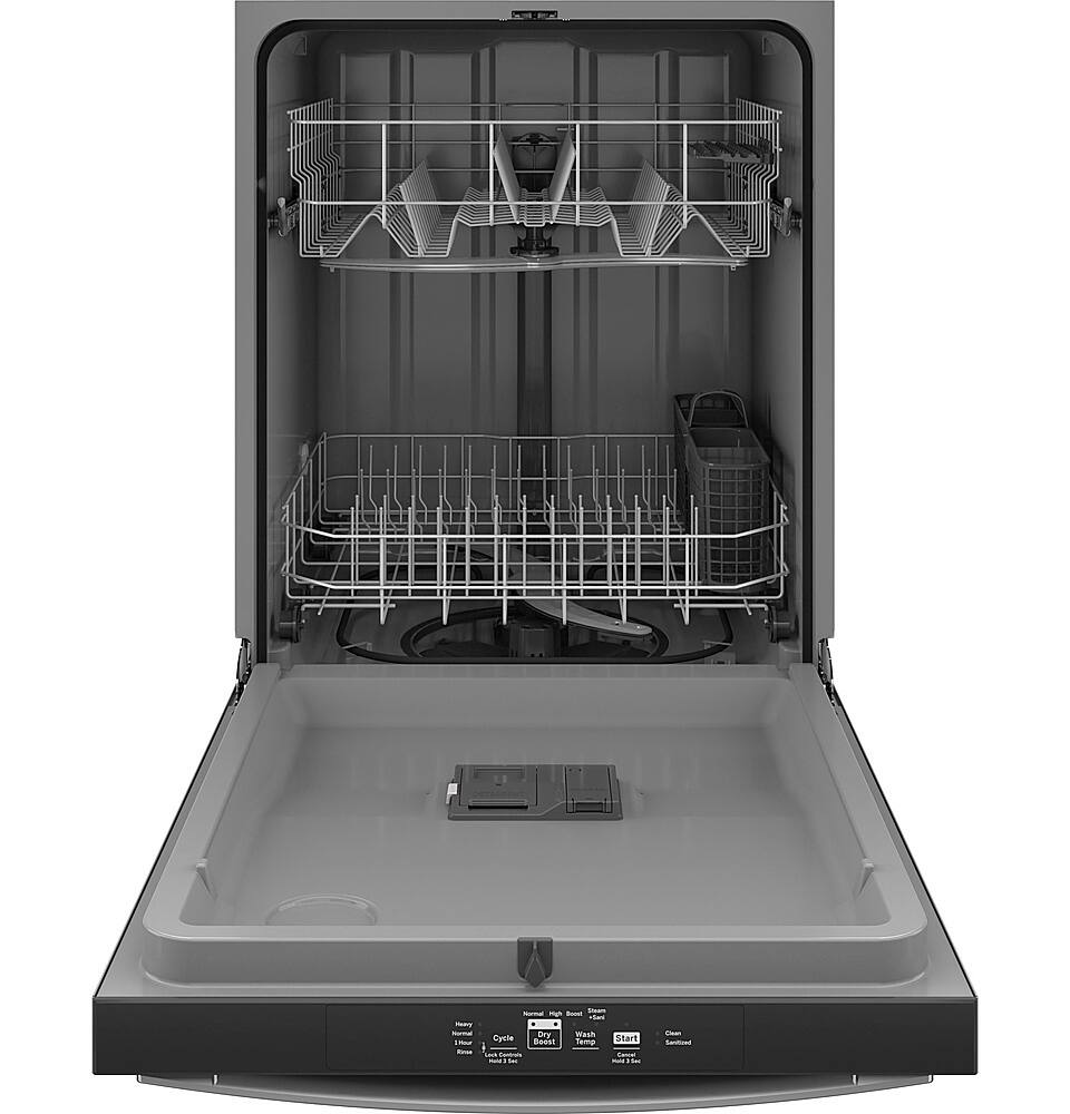 Alt View 11. GE - Top Control Built In Dishwasher, 55 dBA - Stainless Steel.