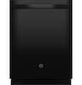 GE - 24" Top Control Built-In Plastic Tub Dishwasher with Sanitize Cycle and 52 dBA - Black