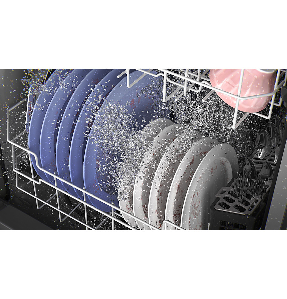 GE 24Top Control Fingerprint Resistant Dishwasher with Stainless