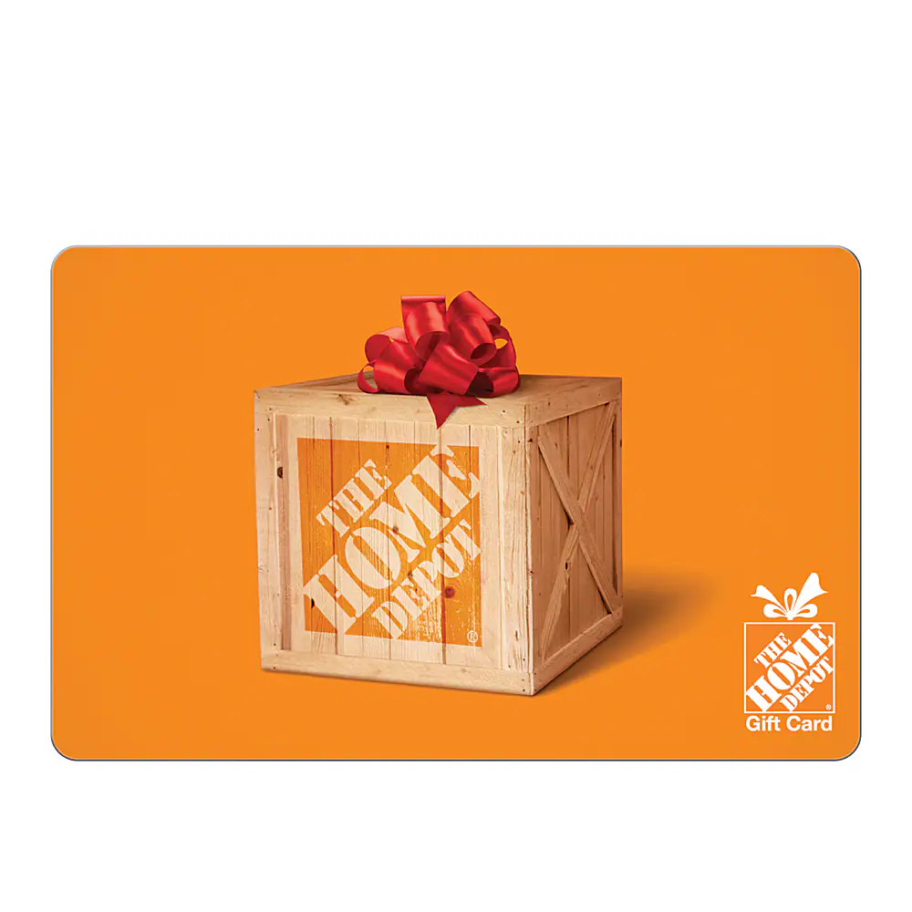 Front. Home Depot - $100 Gift Card.