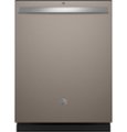Front Zoom. GE - Top Control Built In Dishwasher with Sanitize Cycle and Dry Boost, 52 dBA - Slate.