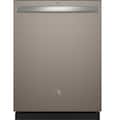 GE - 24" Top Control Built-In Plastic Tub Dishwasher with Sanitize Cycle and 52 dBA - Slate