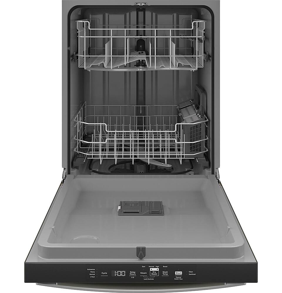 Alt View 11. GE - Top Control Built In Dishwasher with Sanitize Cycle and Dry Boost, 52 dBA - Fingerprint Resistant Slate.