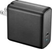 Best Buy essentials™ - 65 W USB-C Foldable Wall Charger for Laptops, Smartphone, Tablet, and More - Black