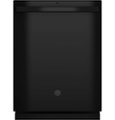 Front. GE - Top Control Built-In Dishwasher with 3rd Rack, Dry Boost, 50 dBa - Black.