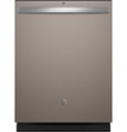 GE - Top Control Built-In Dishwasher with 3rd Rack, Dry Boost, 50 dBa - Slate