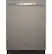 Front. GE - 24" Top Control Built-In Plastic Tub Dishwasher with 3rd Rack, Dry Boost and 50 dBA - Fingerprint Resistant Slate.