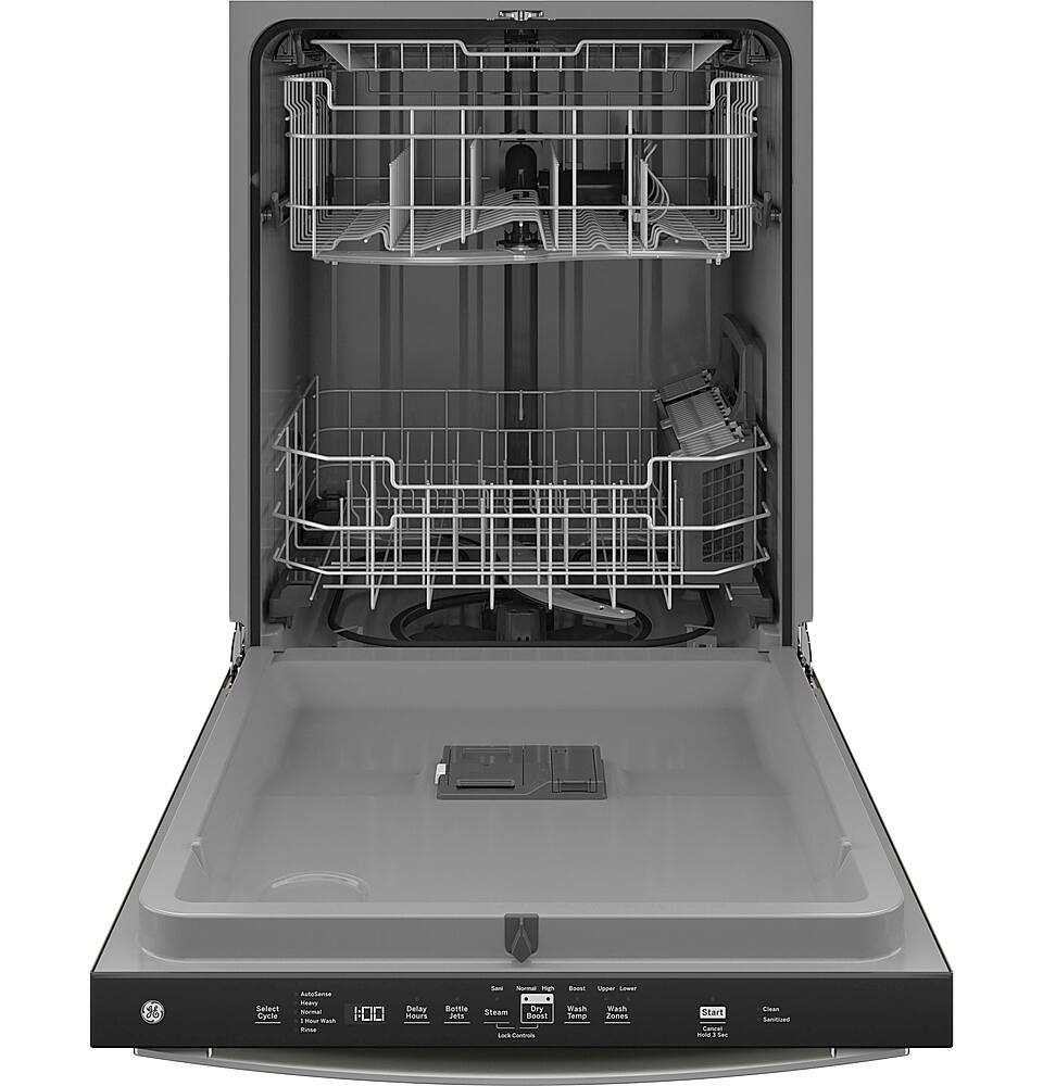 Alt View 11. GE - Top Control Built-In Dishwasher with 3rd Rack, Dry Boost, 50 dBa - Fingerprint Resistant Slate.