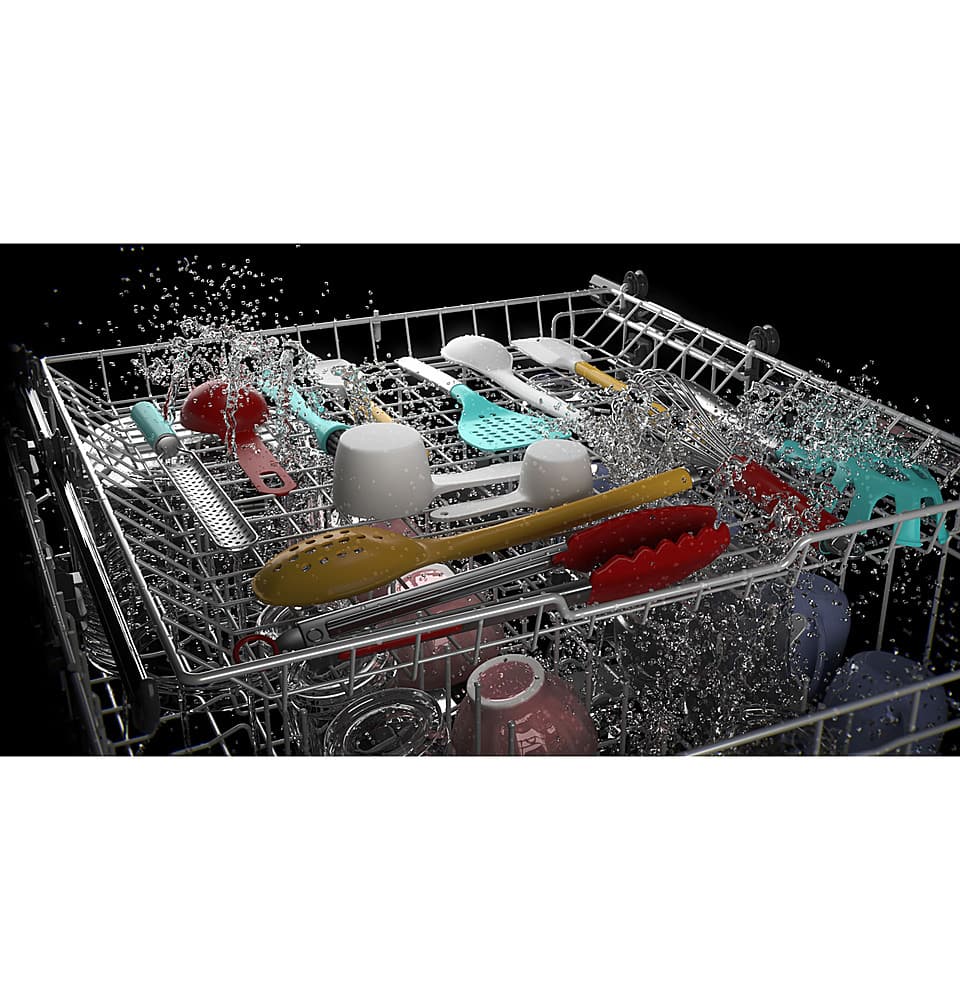 Alt View 27. GE - Top Control Built-In Dishwasher with 3rd Rack, Dry Boost, 50 dBa - Fingerprint Resistant Slate.