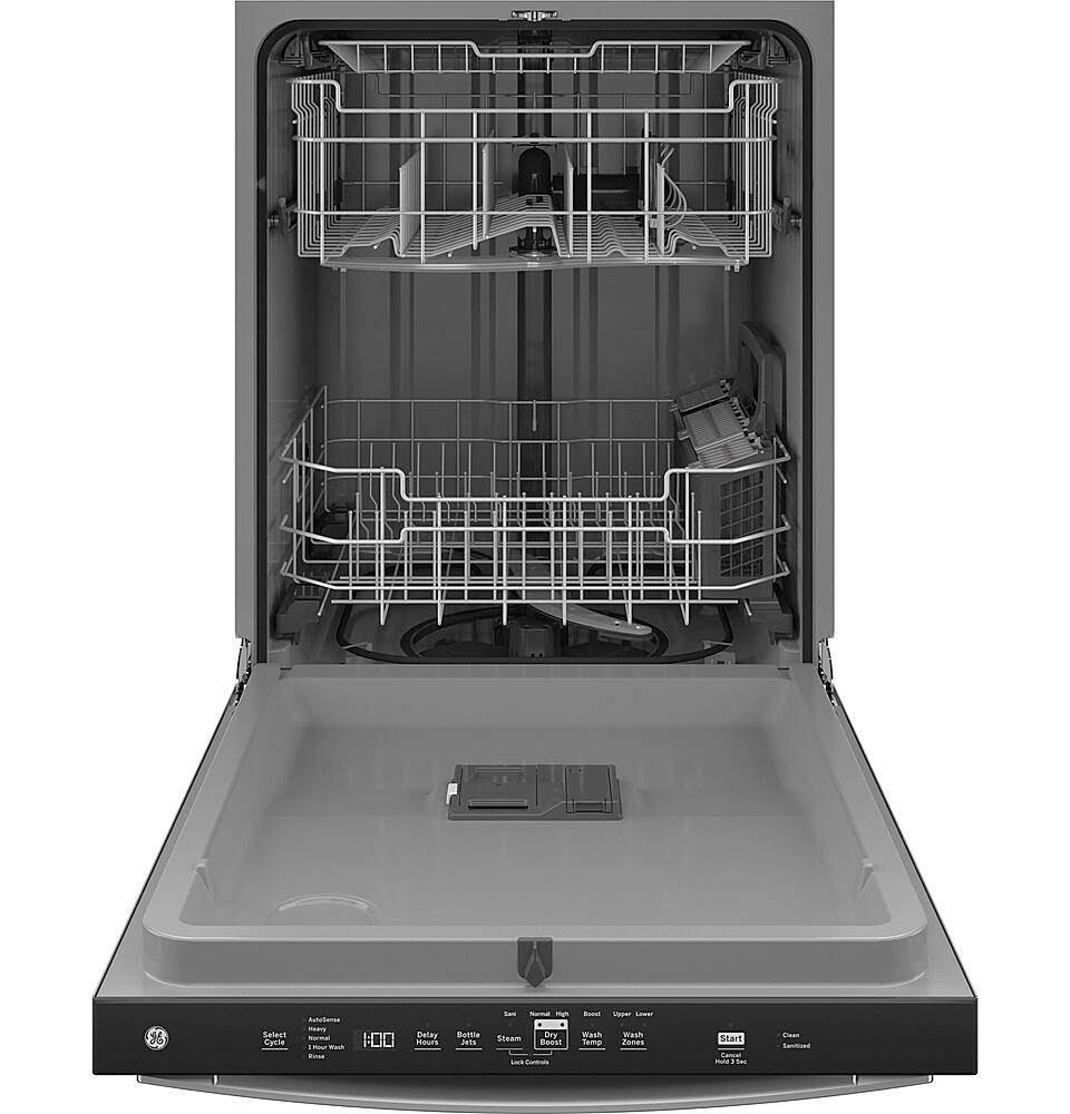 Alt View 11. GE - Top Control Built In Dishwasher with Sanitize Cycle and Dry Boost, 50 dBA - Fingerprint Resistant Stainless Steel.