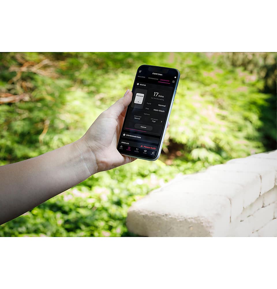 Alt View 13. GE - Top Control Smart Built In Dishwasher with Sanitize Cycle and Dry Boost, 50 dBA - Stainless Steel.