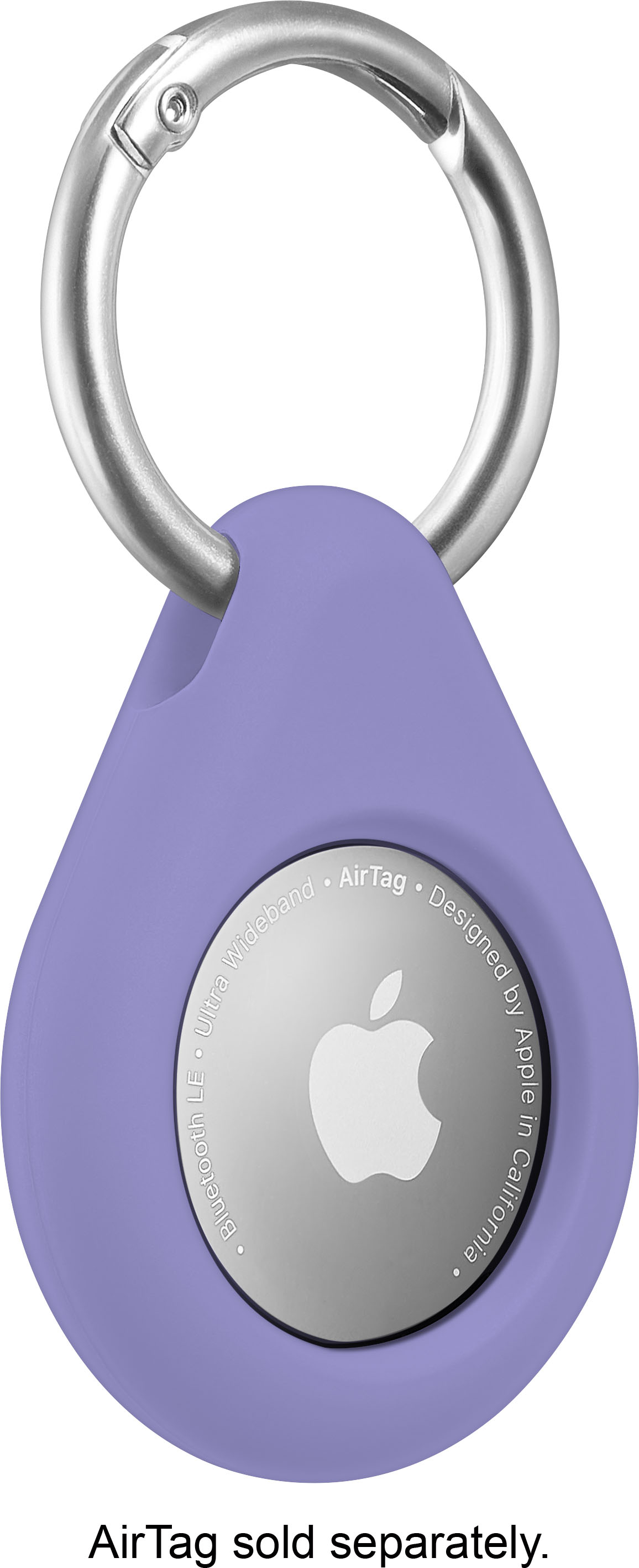 Angle View: Itskins - Air Solid Cover Keychain for Apple AirTag - Tiffany Green