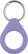 Front. Insignia™ - Key Ring Case for Apple AirTag - Lavender.