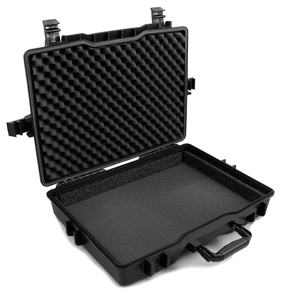 Alt View 1. CASEMATIX - Waterproof Hard Case Fits up to 17" Inch Laptop - Black.