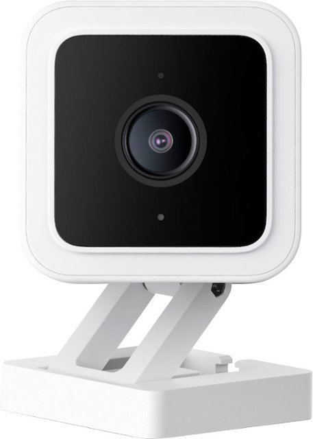 Front Zoom. Wyze - Cam v3 Indoor/Outdoor Wired 1080p HD Security Camera - White.