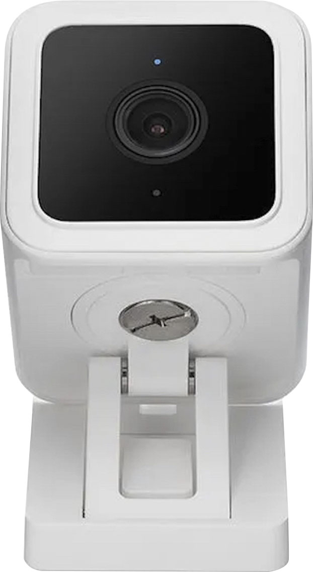 Angle View: Wyze - Cam v3 Indoor/Outdoor Wired 1080p HD Security Camera - White