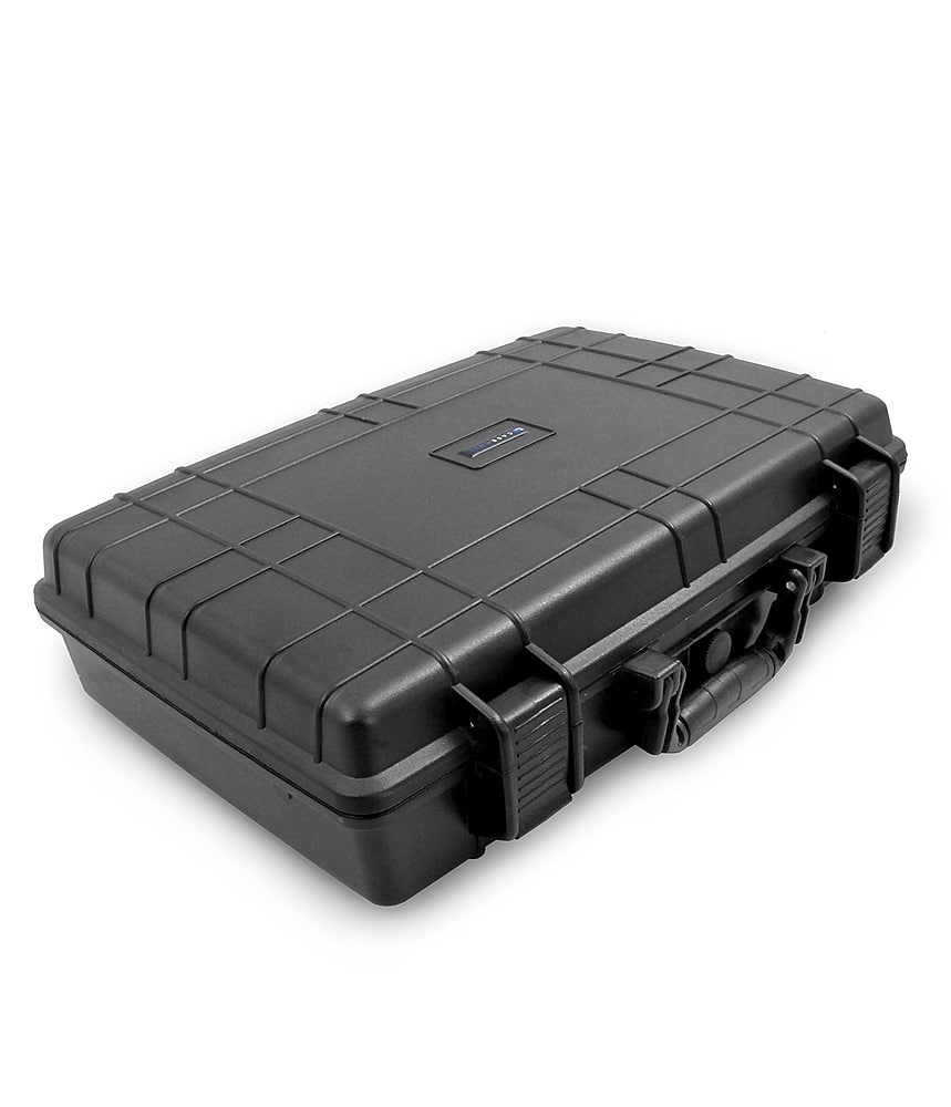 Alt View 1. CASEMATIX - Waterproof Hard Case Fits up to 15.6" Inch Laptop - Black.