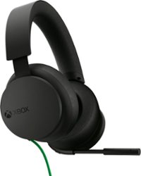Microsoft - Xbox Stereo Headset for Xbox Series X|S, Xbox One, and Windows 10/11 Devices - Black - Front_Zoom