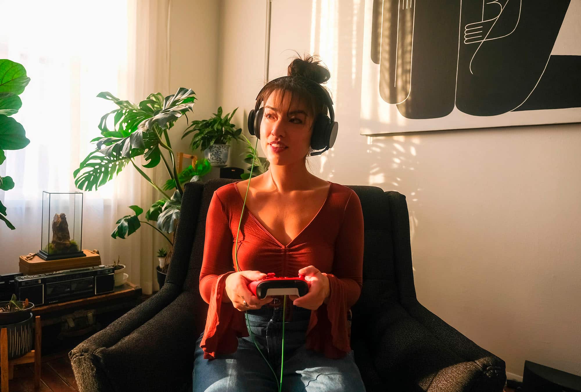 Alt View 18. Microsoft - Xbox Stereo Headset for Xbox Series X|S, Xbox One, and Windows - Black.