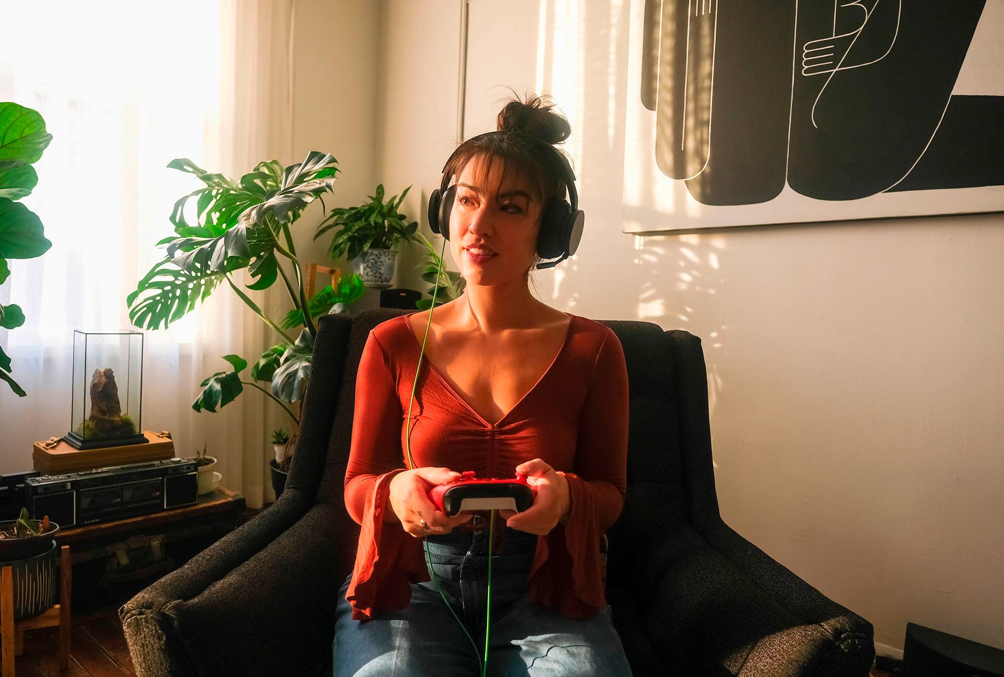 Alt View 18. Microsoft - Xbox Stereo Headset for Xbox Series X|S, Xbox One, and Windows - Black.