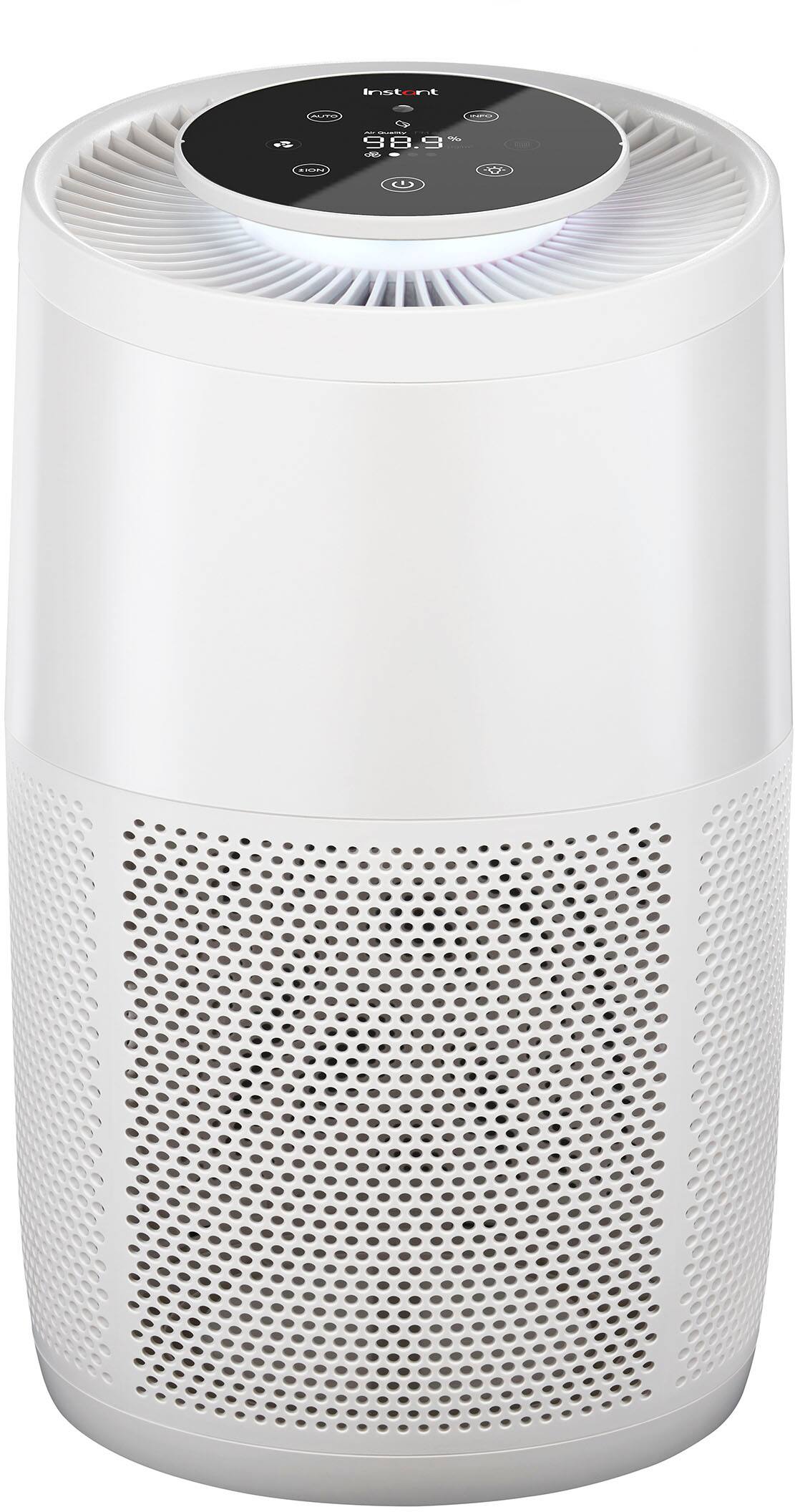Instant - HEPA Air Purifier for Medium Rooms Removes 99.9% of Dust, Smoke, & Pollen with Plasma Ion Technology - Pearl